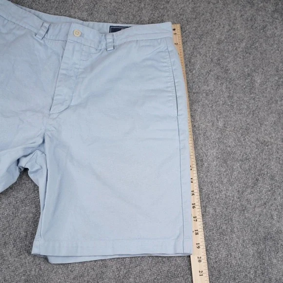 Vineyard Vines Club Shorts Mens 34 Light Blue Cotton Stretch 1H0099 - Picture 6 of 7
